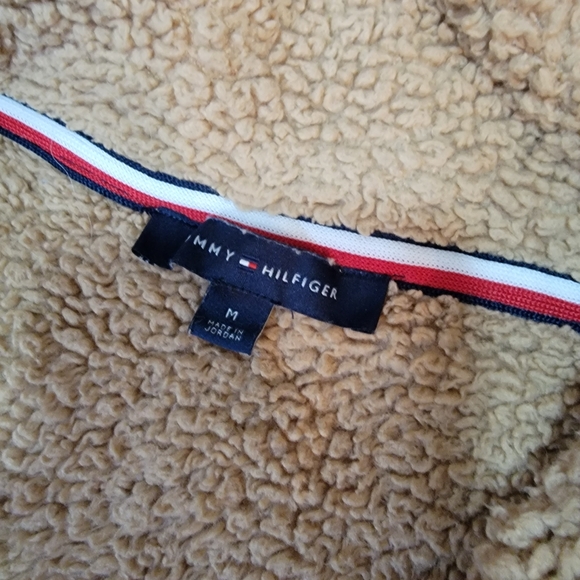 Womens Tommy Hilfiger Sports Sherpa 1/4 Zip Fleece Top Size Medium - Picture 3 of 6